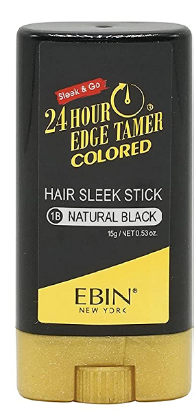 24 Hour Colored Hair Wax Stick Extreme Firm Hold - Natural Black 0.53oz
